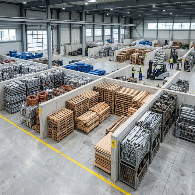 Industrial dismantling facility